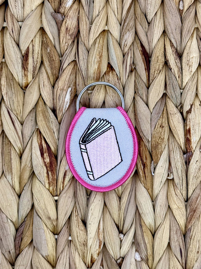 Booked and Busy Keychain