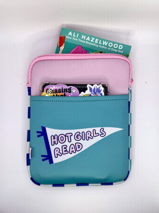 Hot Girls Read Zipper Book and Kindle/E-Reader Sleeve
