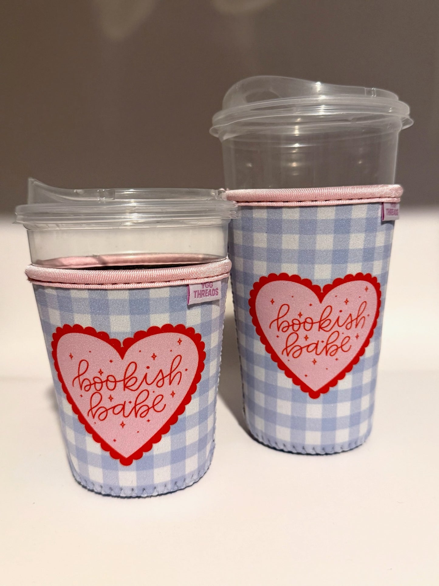 Orange Bookish Babe Drink Sleeve