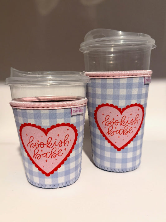 Orange Bookish Babe Drink Sleeve