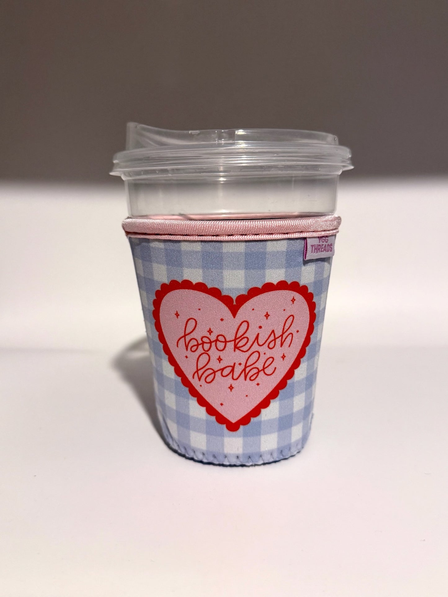 Orange Bookish Babe Drink Sleeve