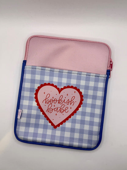 Bookish Babe Zipper Book and Kindle/E-Reader Sleeve