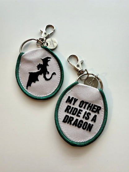 My Other Ride is a Dragon Keychain/ Bag Charm