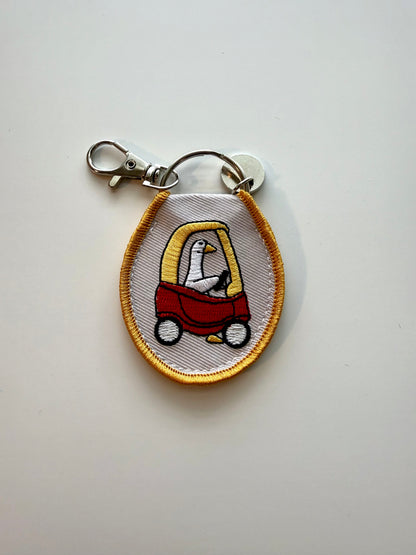 Ridin' Dirty Goose Keychain/ Bag Charm
