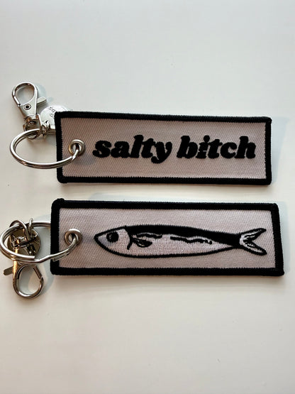 Salty Bitch Sardine Keychain/ Bag Charm