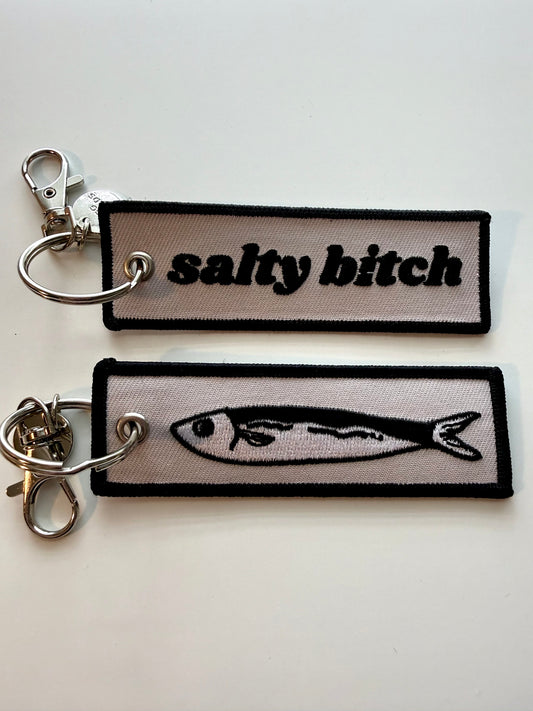 Salty Bitch Sardine Keychain/ Bag Charm