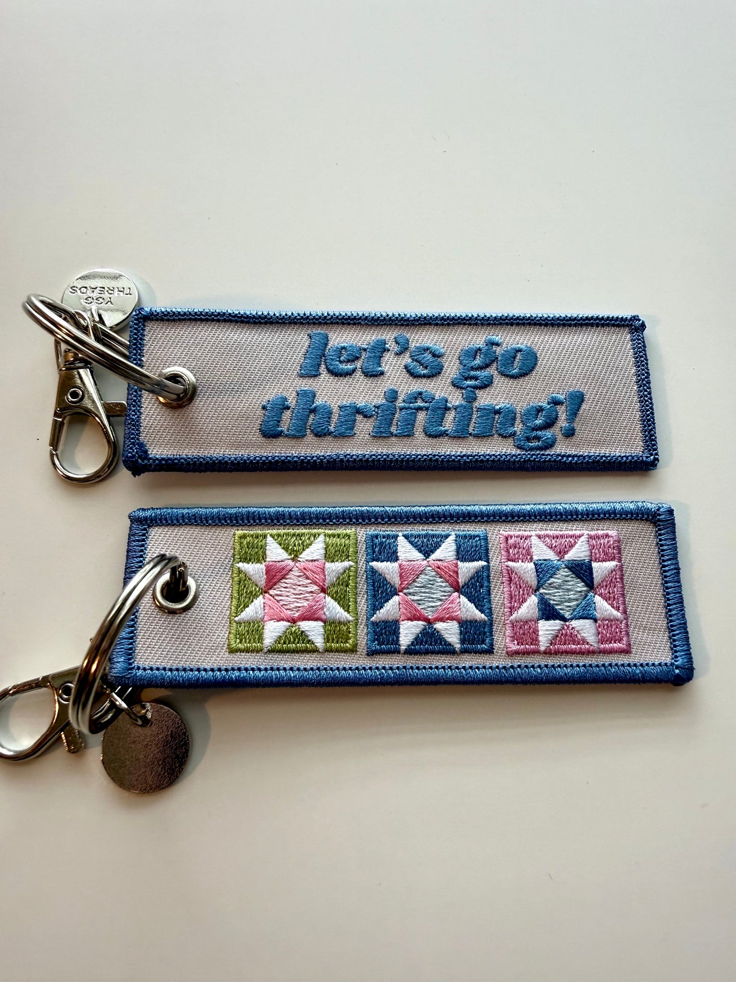 Let's Go Thrifting Keychain/ Bag Charm
