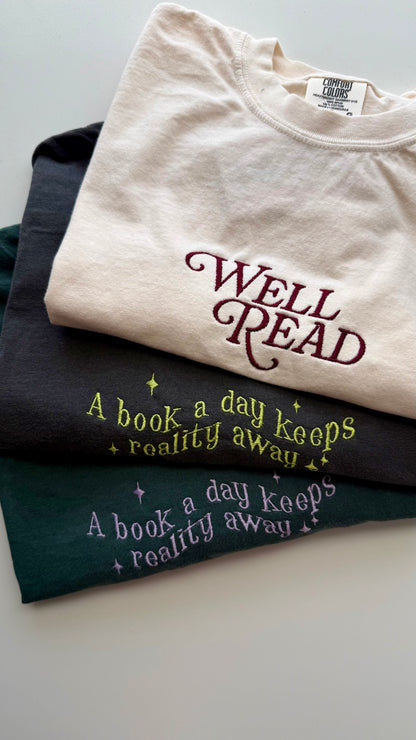 Well Read Crop Tee