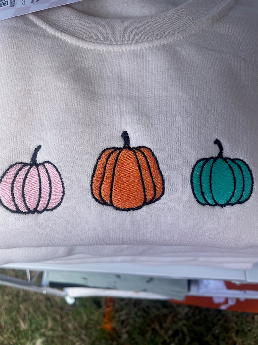 Pumpkin Trio Sweatshirt *RTS*
