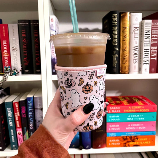 Ghostie Halloween Drink Sleeve
