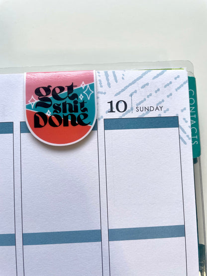 Get Shit Done Magnetic Bookmark