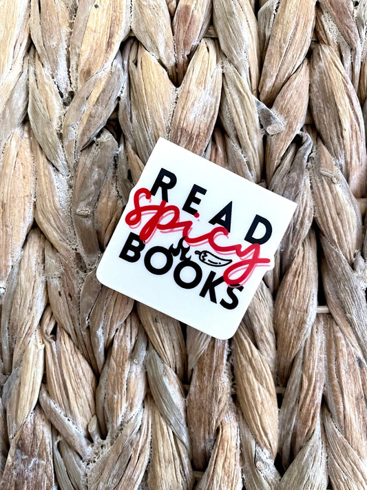 Read Spicy Books Magnetic Bookmark